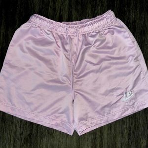 Nike Air Shorts || Pink Satin || Women’s Medium